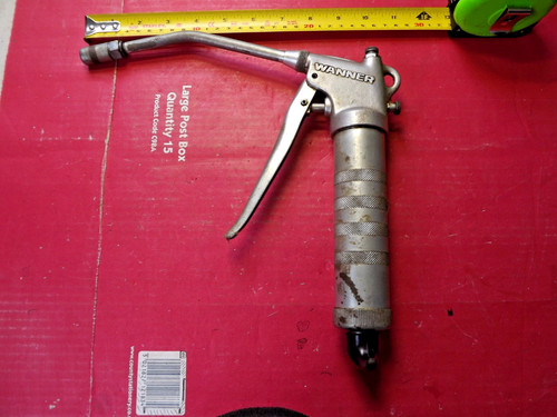 Vintage wanner grease gun - wanner,