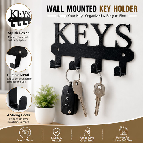 Vintage hanging wooden key - vintage,