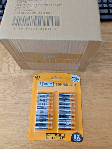 Jcb bumper pack alkaline - pack, size