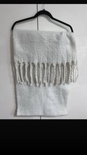 Cream Knitted Scarf