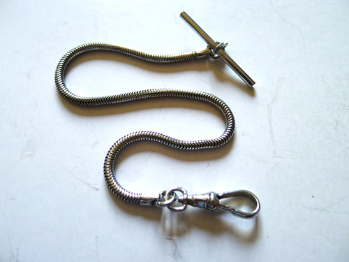 Chromed pocket watch rope - chromed,