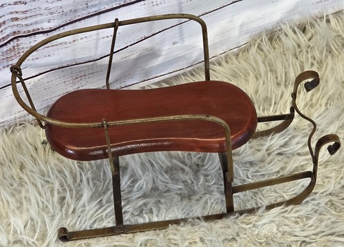 Antique german iron sled - antique,