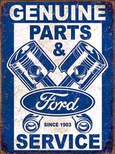 Genuine Ford Retro metal