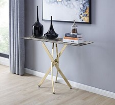 Leonardo Console Table Grey