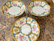LIMOGES CHINA MADE IN FRANCE X3 ALL A/F