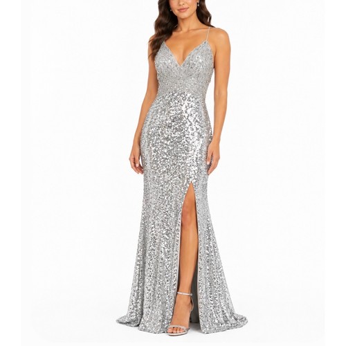 Terani couture silver evening - couture,