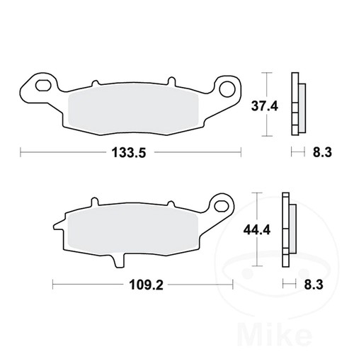 Trw brake pads front - pads,