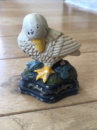 Vintage cast iron duck - vintage,