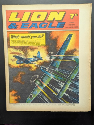 Lion and eagle comic - comic, june