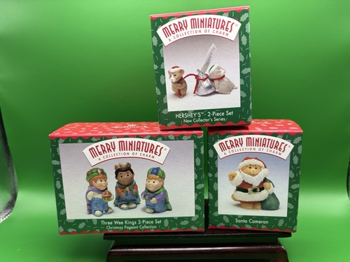 Hallmark merry miniatures lot - hallmark,