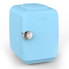 CROWNFUL Mini Fridge 4 Liter 6