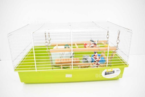 Hamster cage with accessories - hamster,