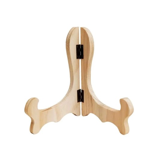 Wood display stand adjustable - stand,