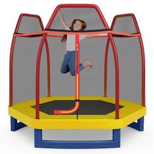 7FT Kids Trampoline Safety