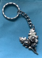 Oak Leaves And Acorns Silver