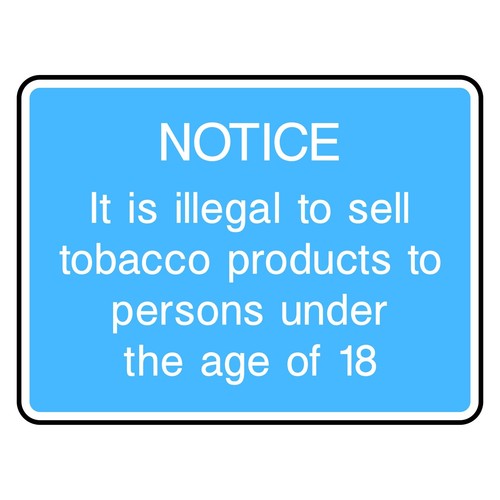Notice tobacco under - notice,