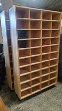 Large Heavy Duty Wooden 40 Pigeonhole Storage Shelving Unit