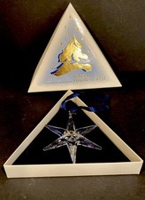 Retired Swarovski Annual Crystal Christmas Ornament Star Snowflake 1993 Limited