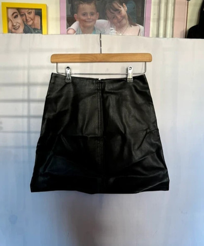 Primark black faux leather