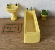 Vintage Barton Dolls House Bathroom set