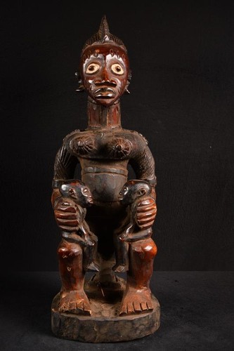 African large yoruba figurine - african,
