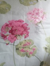 Laura Ashley Geranium furnishing fabric blue 5.6 yards linen?
