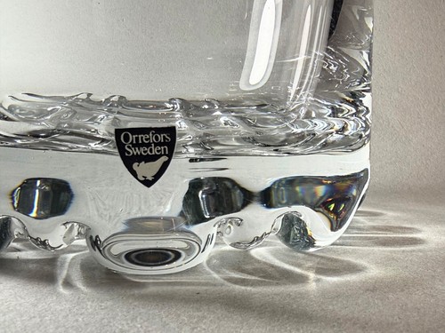 Orrefors crystal glass ice - glass,