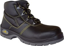 DELTAPLUS Leather Safety Boots - Black
