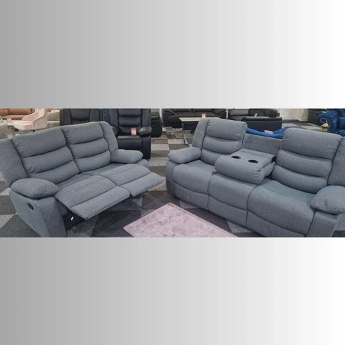 Roma linen recliner sofa 3 - roma, 3+2