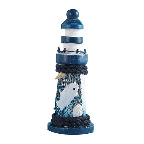 Wood lighthouse statue - lighthouse,