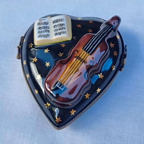 Limoges france heart - heart, violin