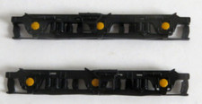 Pair Bachmann class 37 / 55 Deltic loco bogie sideframes, steps yellow axleboxes