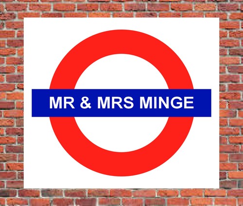 Customised london style sign - london,