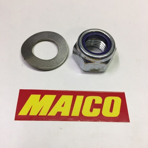 Maico swinging arm nyloc nut - arm,