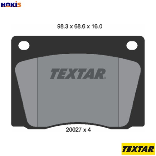 Brake pad set disc - pad,