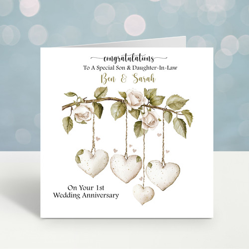 Personalised 1st wedding - 1st,