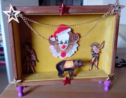 Vintage circus box - vintage,