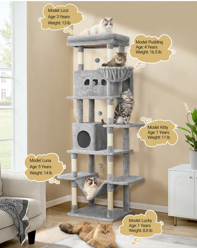 210cm extra large cat - 210cm, tower