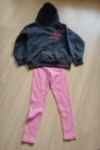 Cozy hoodie and leggings - and,