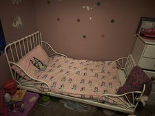 IKEA White Minnen Extendable