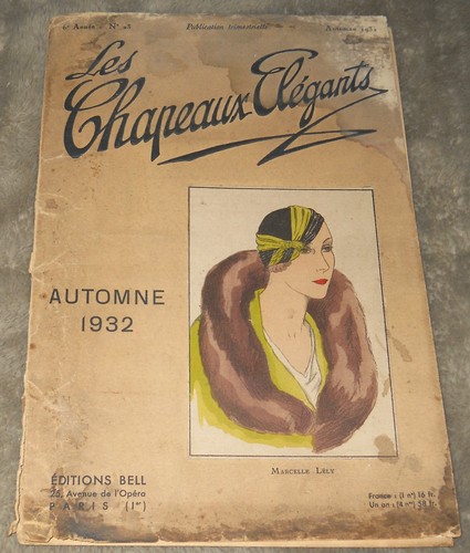 Vintage 1932 french fashion - vintage,