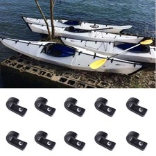  20 Pcs Boat Accessories Plastic Buckle Canoe Kayak Fishing Rigging Bungee