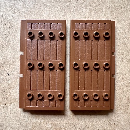 Lego stockade castle doors - 2x,