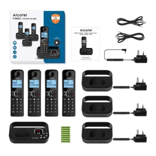 Quad cordless phone alcatel - quad,