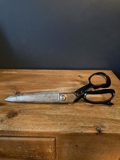 ANTIQUE 14 inch TAILORS SHEARS SCISSORS T WILKINSON & SON SHEFFIELD Vintage Rare