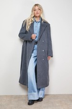 Oasis Grey Coat Womens Smart Jackets & Coats