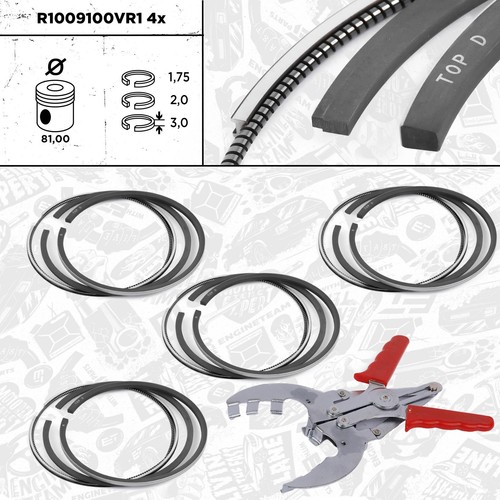 Piston ring kit audi - kit, vw
