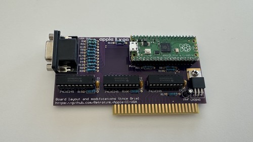 Apple iie vga video - vga, card