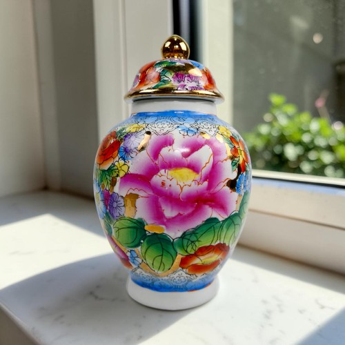 Vintage hand painted floral - vintage,