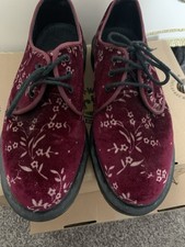 Dr Martens velvet Hugh Cherry